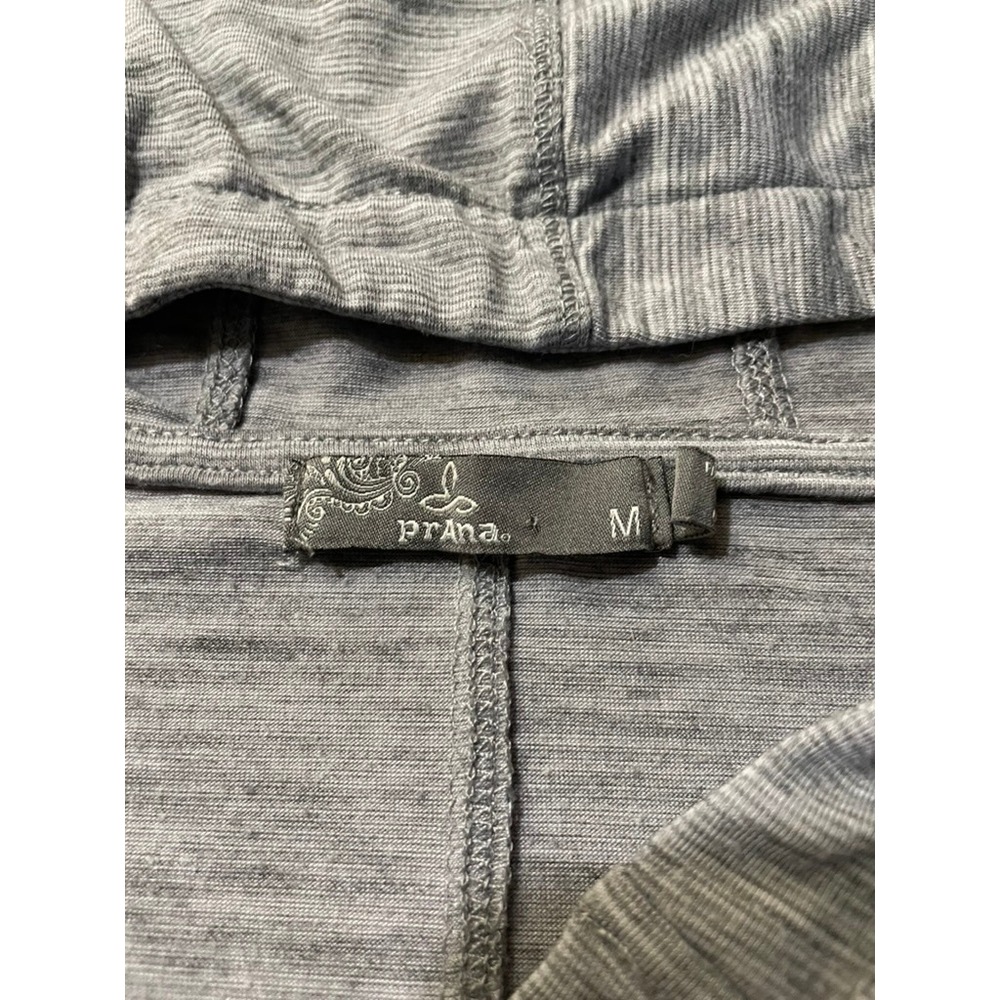 prAna Women's Sol Protect Hoodie Sz M Gray UPF Lightweight Travel Performance - Picture 4 of 6